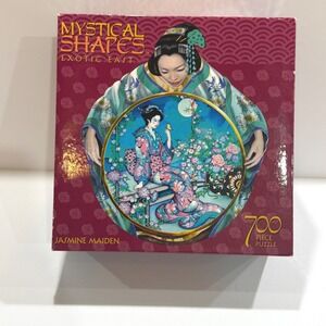 Ceaco Mystical Shapes Jasmine Maiden 700 Pc Puzzle Exotic East 2007 Marty Noble